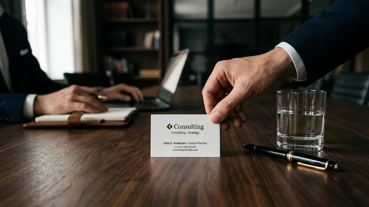 Why Your Business Card Still Kills Your First Impression — Design & Identity article by Abhijit JK, brand and business growth consultant
