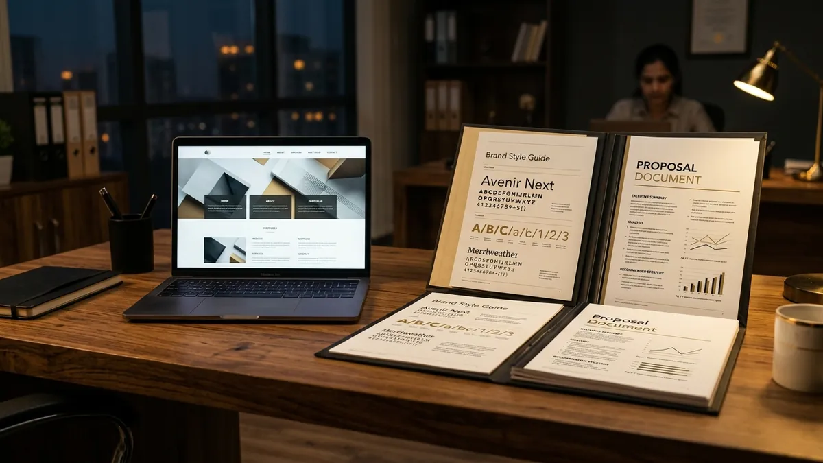Why Your Typography Is Making Customers Trust You Less — Design & Identity article by Abhijit JK, brand and business growth consultant