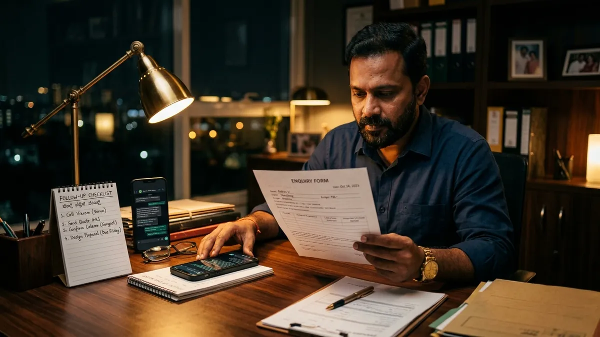 Why Your Business Gets Enquiries But Loses Them in the Middle — Business Growth article by Abhijit JK, brand and business growth consultant