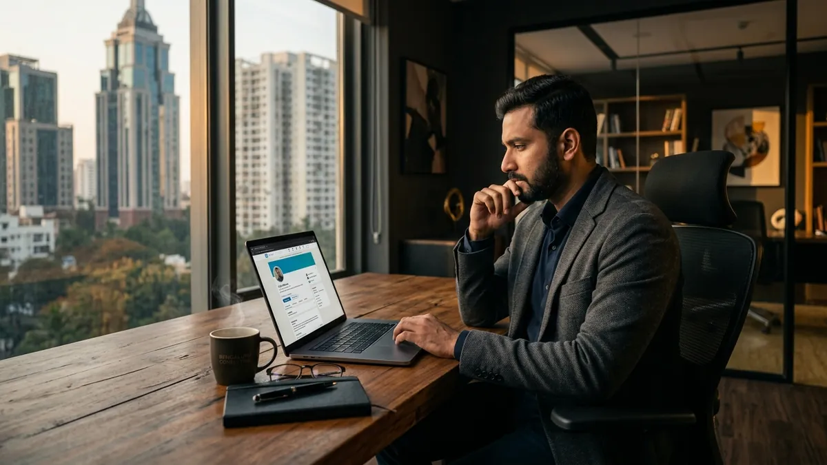 Why Your LinkedIn Posts Get Views But No Conversations — Social Media article by Abhijit JK, brand and business growth consultant