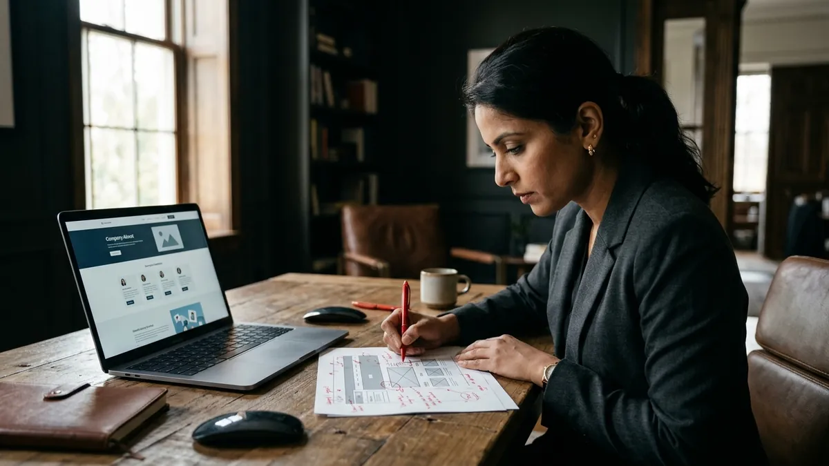 Why Your About Page Is Killing Your Enquiries — Website & SEO article by Abhijit JK, brand and business growth consultant
