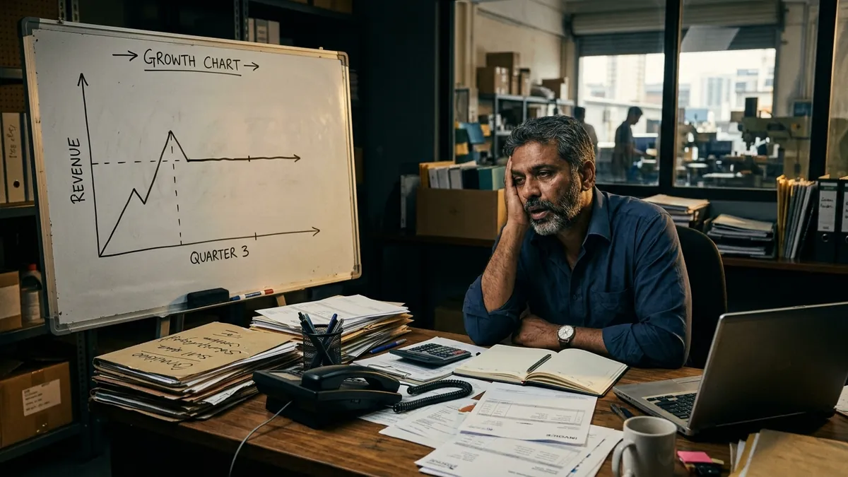 Why Your Business Has No Time to Grow — MSME & Founder Advice article by Abhijit JK, brand and business growth consultant