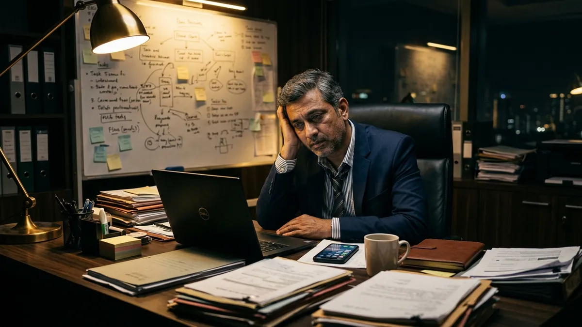 Why Your Business Runs You Instead of You Running It — MSME & Founder Advice article by Abhijit JK, brand and business growth consultant