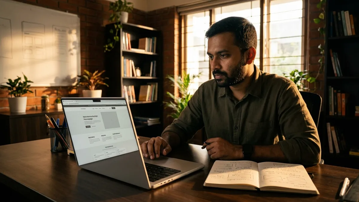 Why Your Homepage Confuses Visitors Instead of Converting Them — Website & SEO article by Abhijit JK, brand and business growth consultant